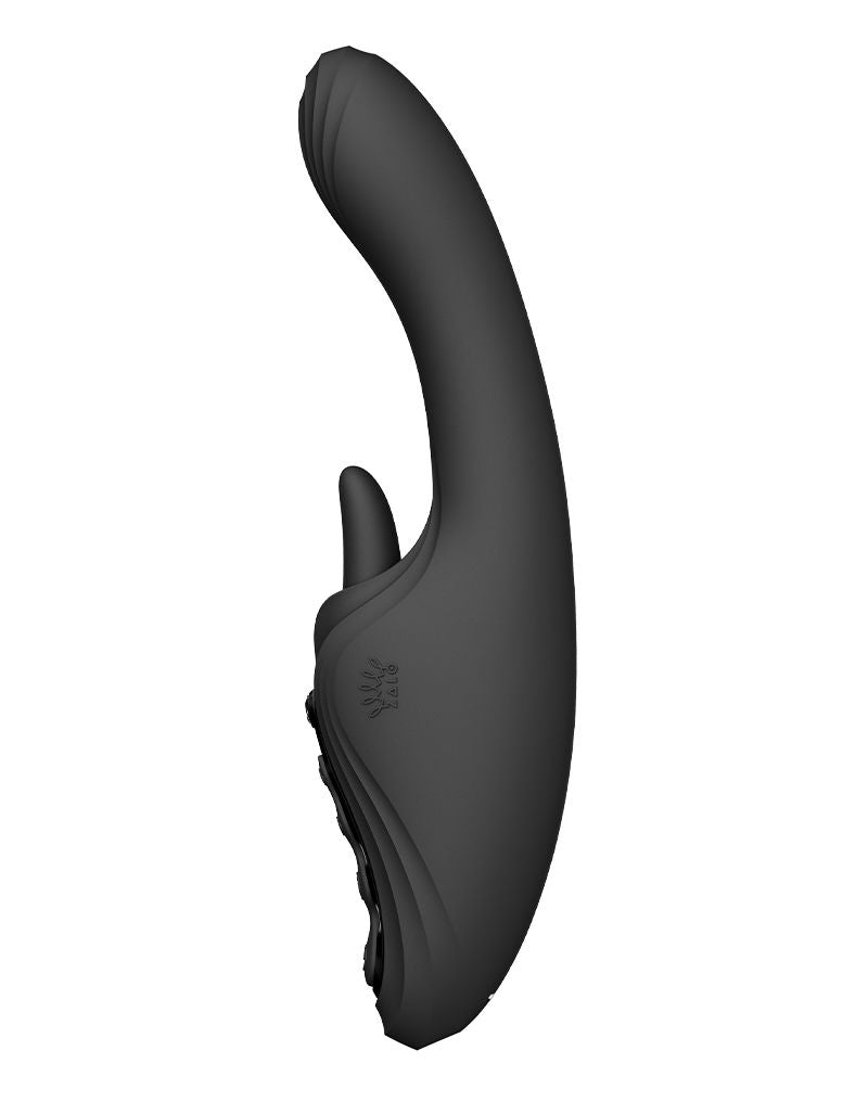 ZALO - Ares - G-Spot Rabbit Vibrator App-Controlled - Obsidian Zwart