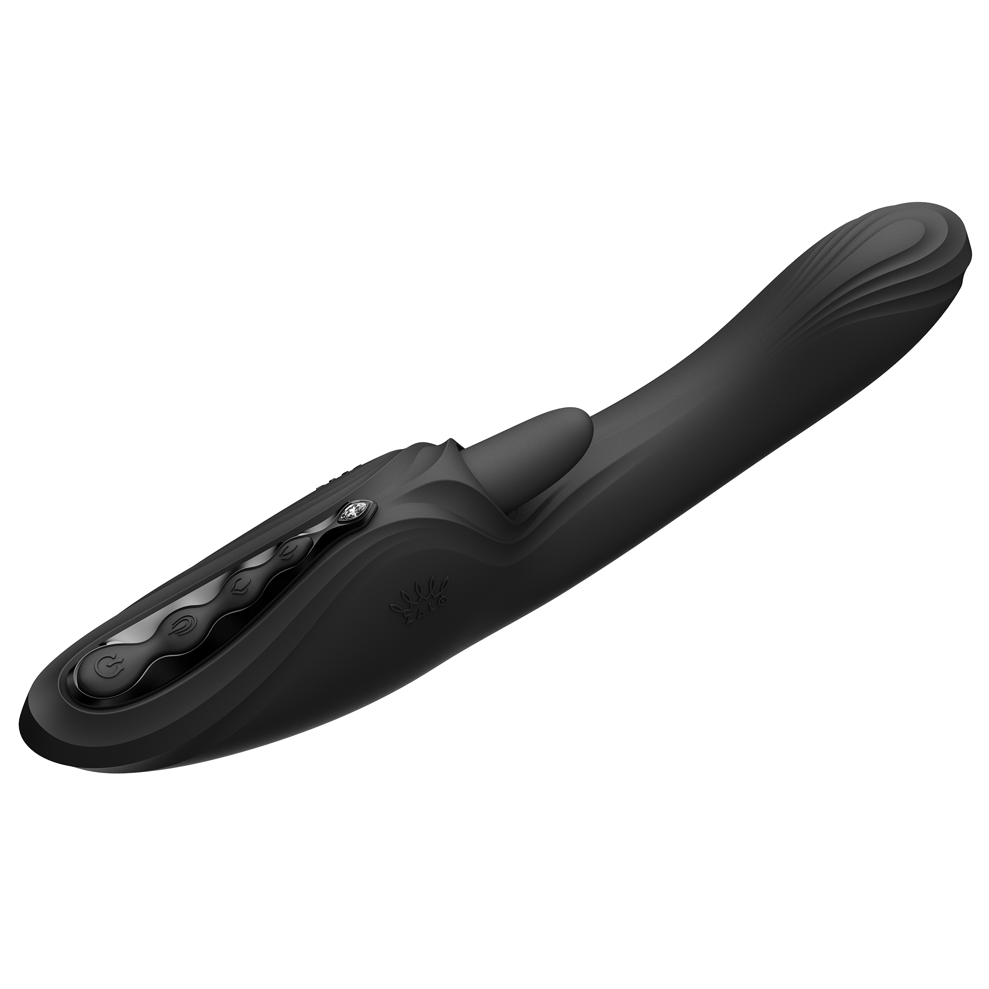 ZALO - Ares - G-Spot Rabbit Vibrator App-Controlled - Obsidian Zwart