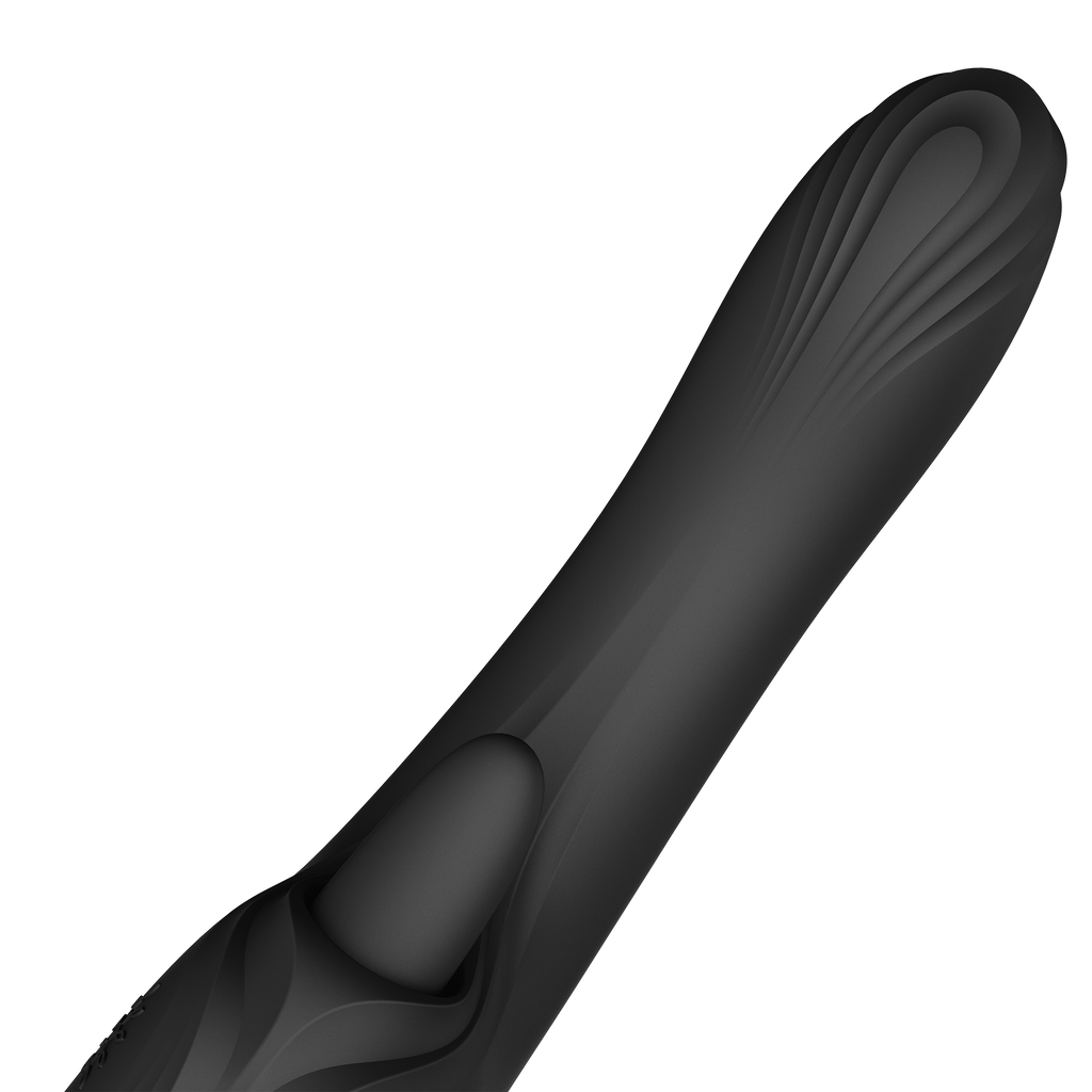 ZALO - Ares - G-Spot Rabbit Vibrator App-Controlled - Obsidian Zwart