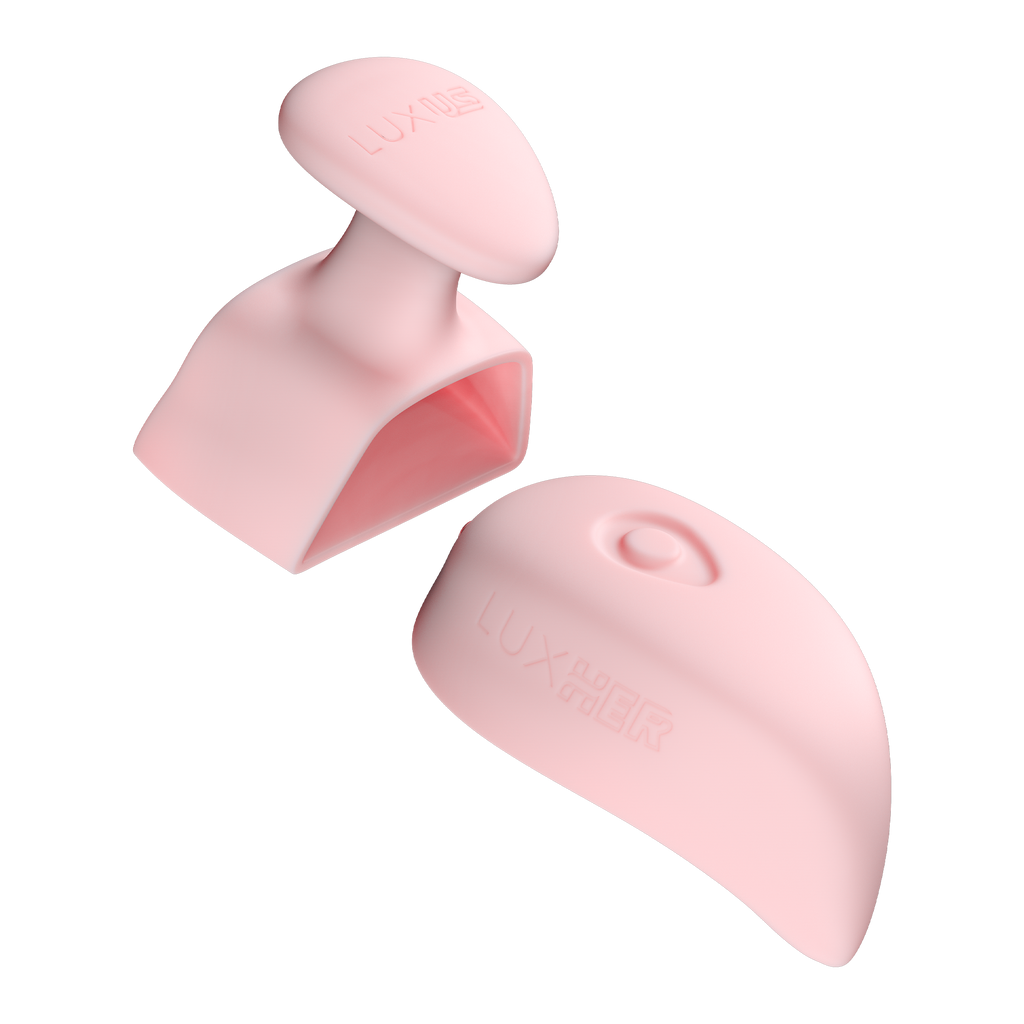 LUXUS - Luxus - Interactieve seksspeeltjes voor koppels, bestuurbaar via app - roze/blauw