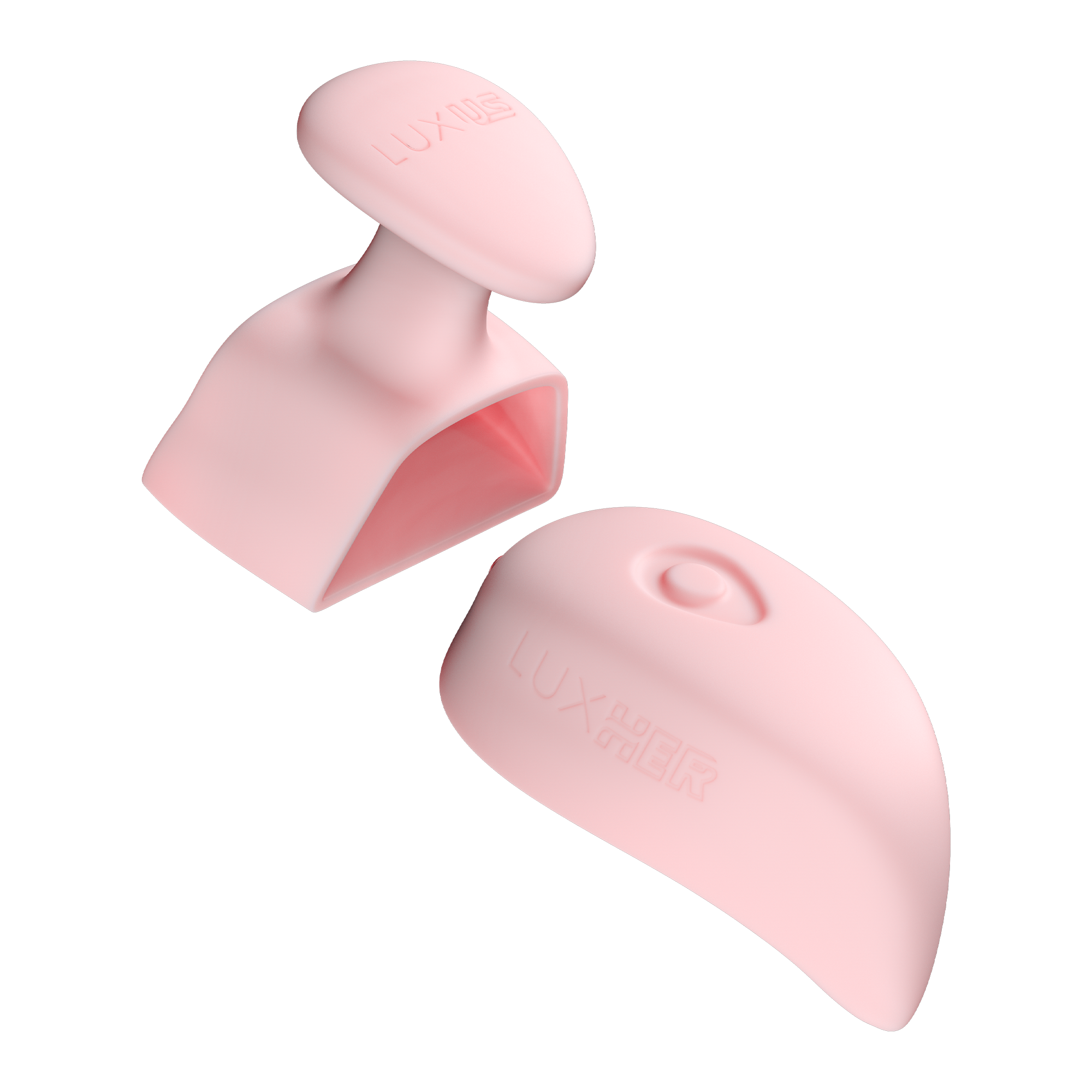 LUXUS - Luxus - Interactieve seksspeeltjes voor koppels, bestuurbaar via app - roze/blauw
