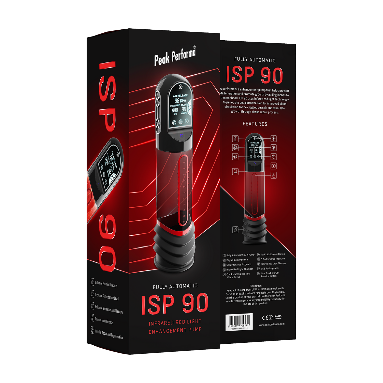 Peak Performa - ISP 90 - Infrarood licht Penispomp