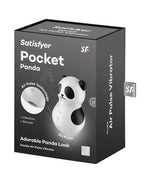 Satisfyer - Pocket Panda - Dubbele Air Pulse Vibrator - Zwart/Wit