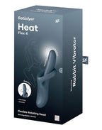 Satisfyer - Heat Flex 4 - Verwarmende Rabbit Vibrator - Grijs