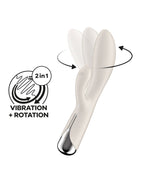 Satisfyer - Spinning Rabbit 1 - Rabbit Vibrator - Beige