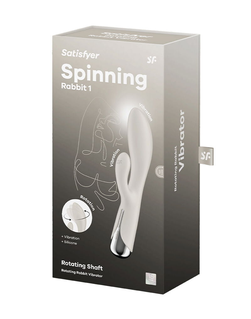 Satisfyer - Spinning Rabbit 1 - Rabbit Vibrator - Beige