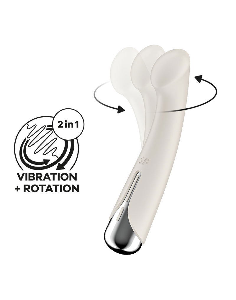 Satisfyer - Spinning G-Spot 1 - G-Spot Vibrator - Beige