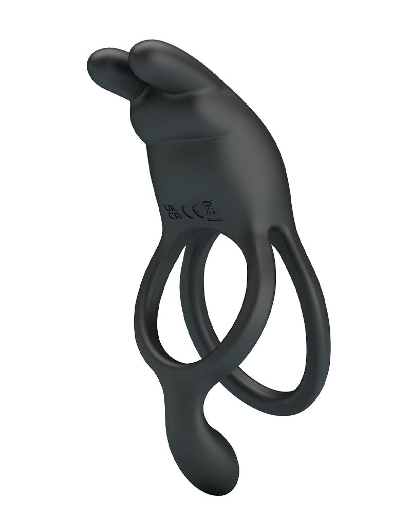Pretty Love - Seth - Vibrerende penisring - Zwart