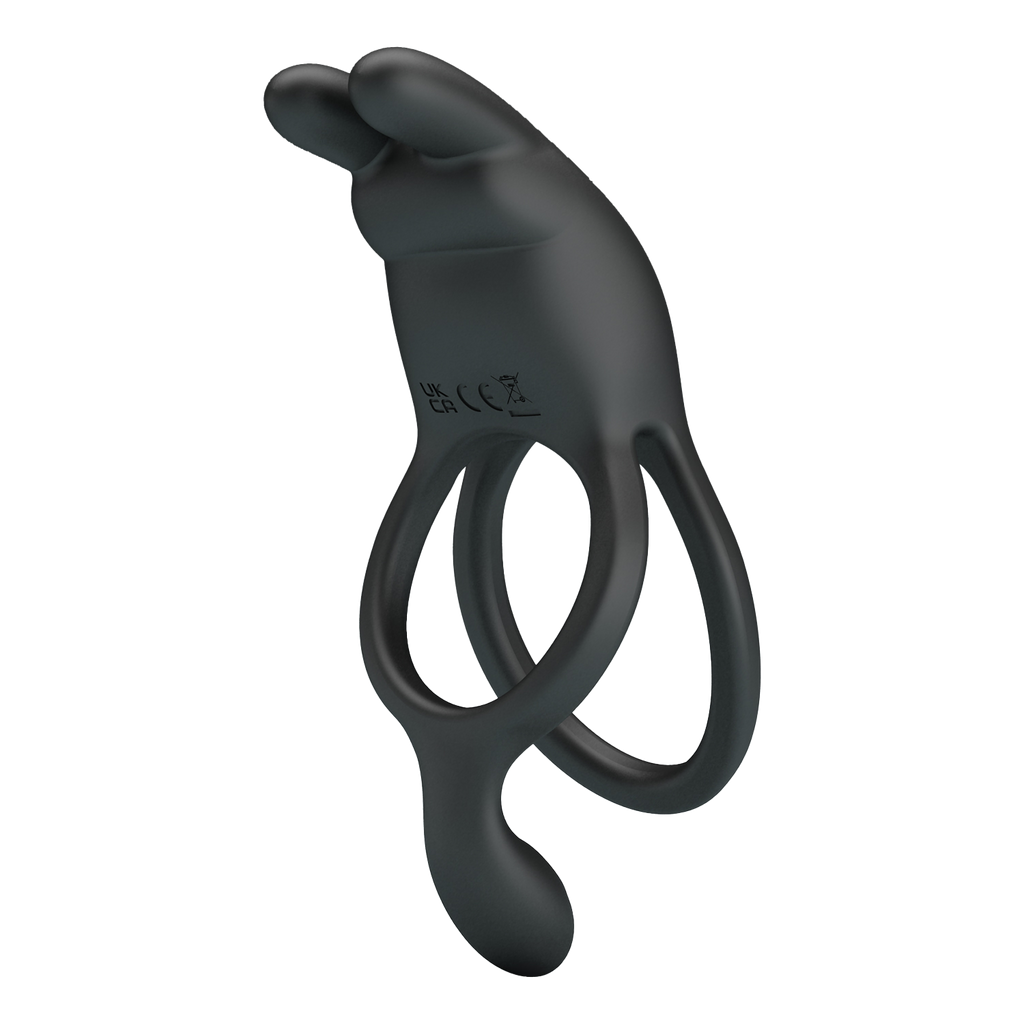 Pretty Love - Seth - Vibrerende penisring - Zwart