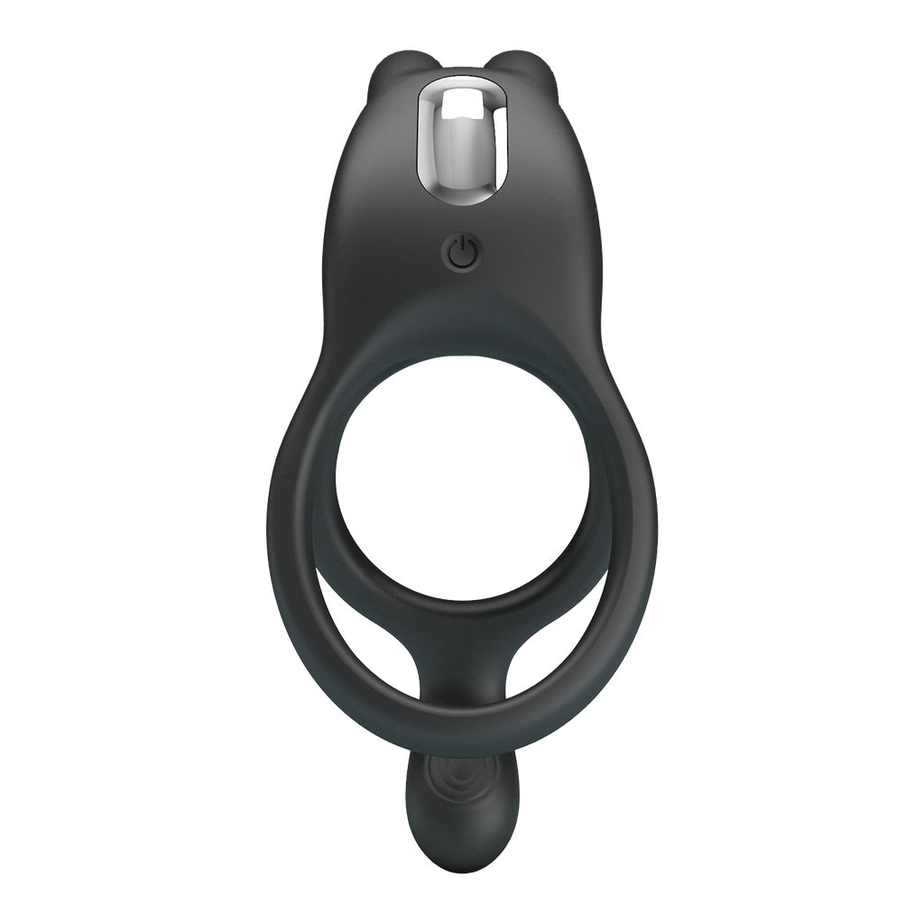 Pretty Love - Seth - Vibrerende penisring - Zwart