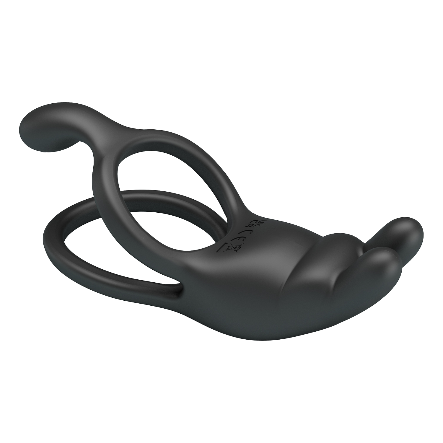 Pretty Love - Seth - Vibrerende penisring - Zwart