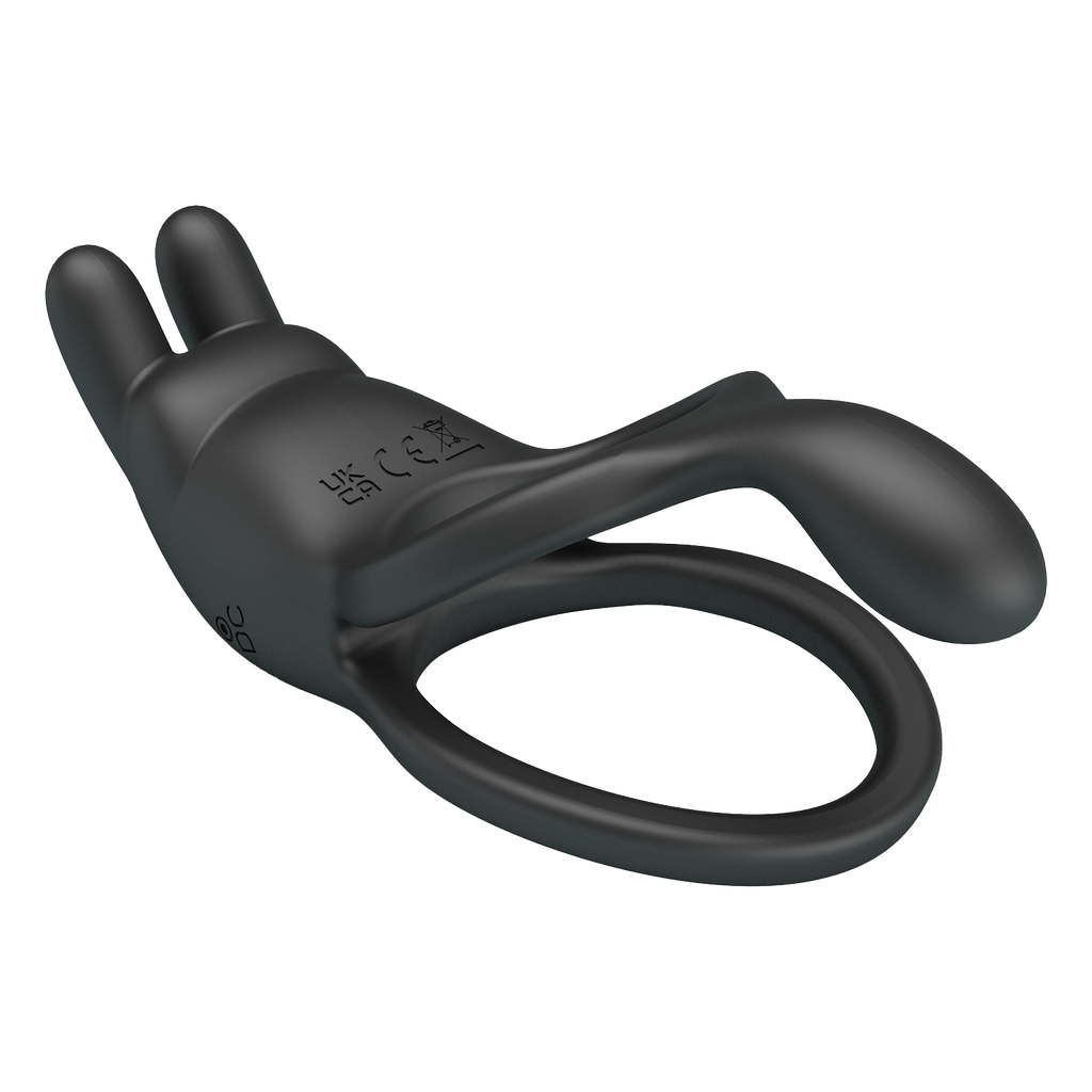 Pretty Love - Seth - Vibrerende penisring - Zwart