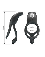 Pretty Love - Seth - Vibrerende penisring - Zwart