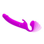 Pretty Love - Zanini - Vibrerende Strapless Strap-On - Paars