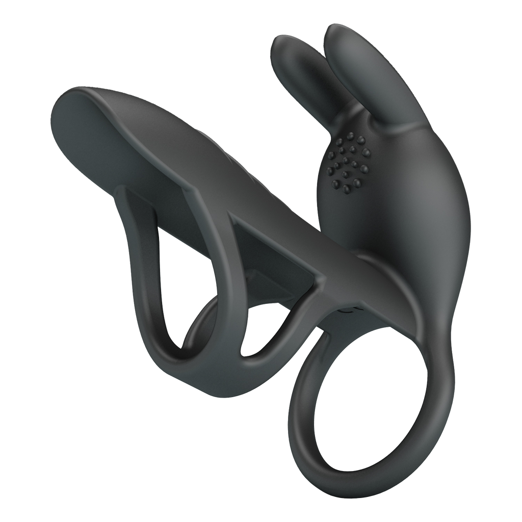 Pretty Love - Matty - Vibrerende Penis Sleeve - Zwart