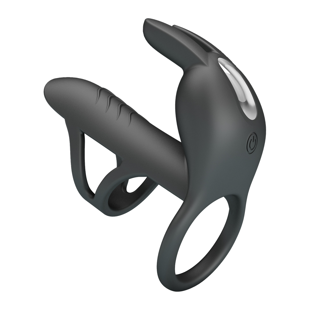 Pretty Love - Matty - Vibrerende Penis Sleeve - Zwart