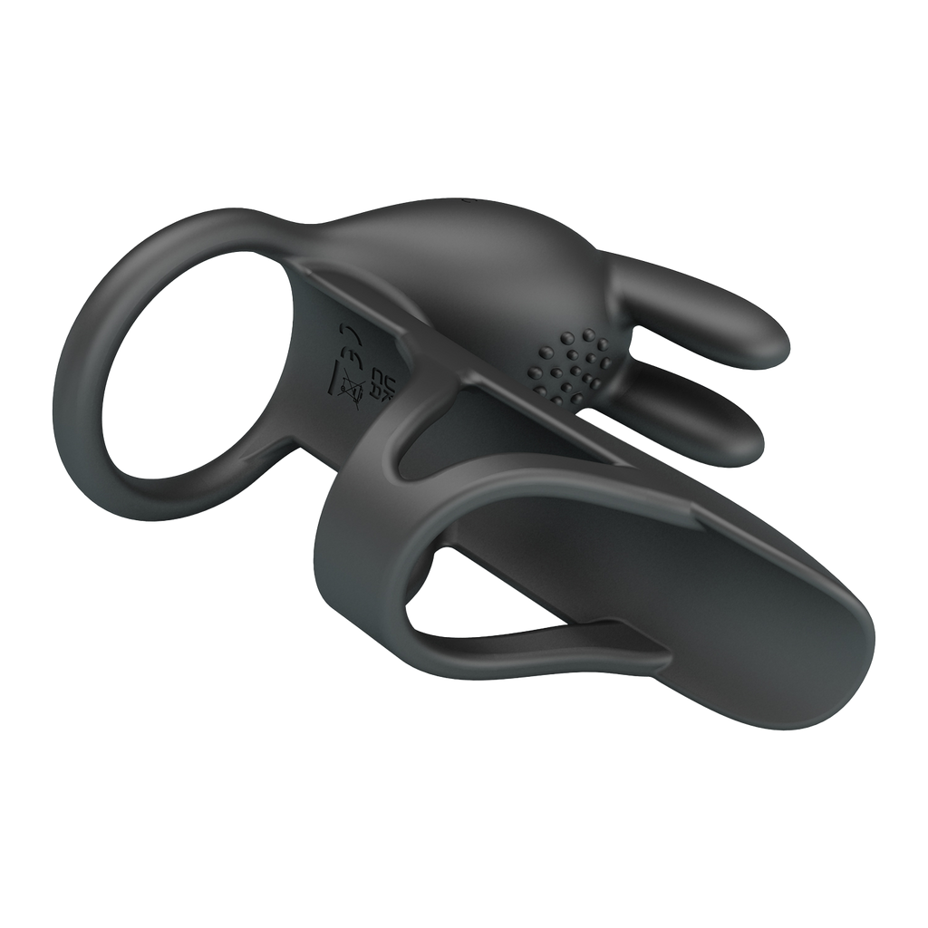 Pretty Love - Matty - Vibrerende Penis Sleeve - Zwart