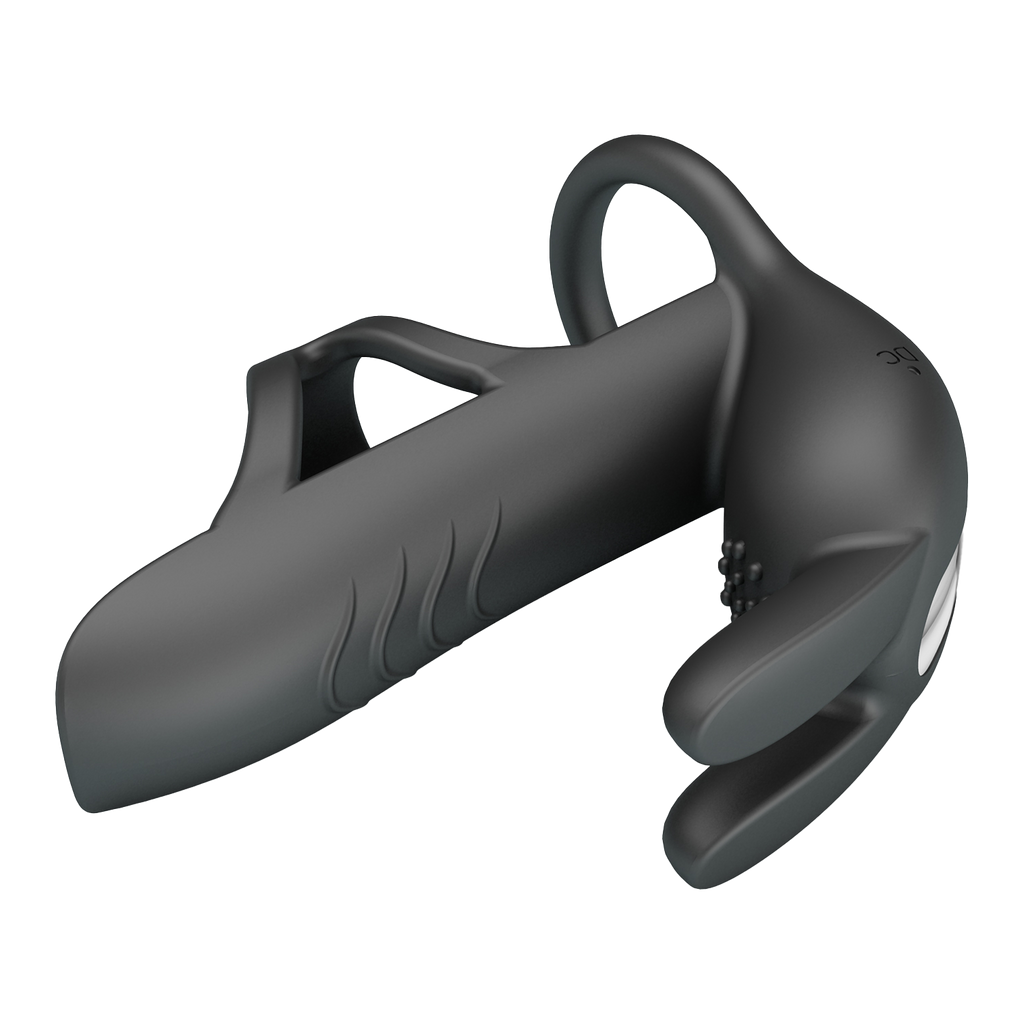 Pretty Love - Matty - Vibrerende Penis Sleeve - Zwart