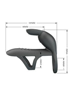 Pretty Love - Matty - Vibrerende Penis Sleeve - Zwart