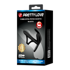 Pretty Love - Matty - Vibrerende Penis Sleeve - Zwart