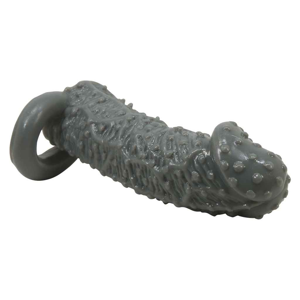 Pretty Love - Fogg - Realistische Penis Sleeve - Donkergrijs