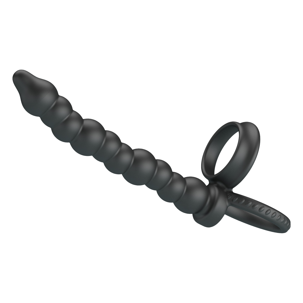 Pretty Love - Dillion - Cockring Anaal Kralen - Zwart