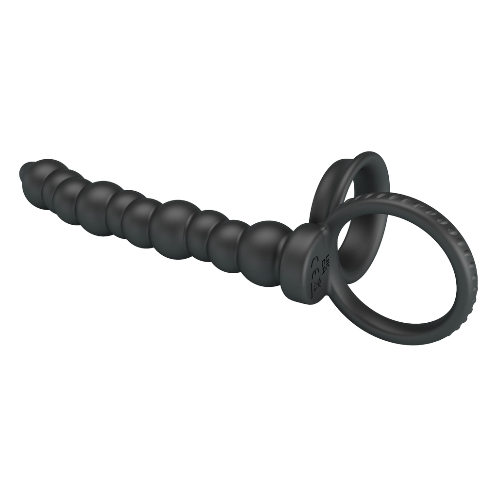 Pretty Love - Dillion - Cockring Anaal Kralen - Zwart