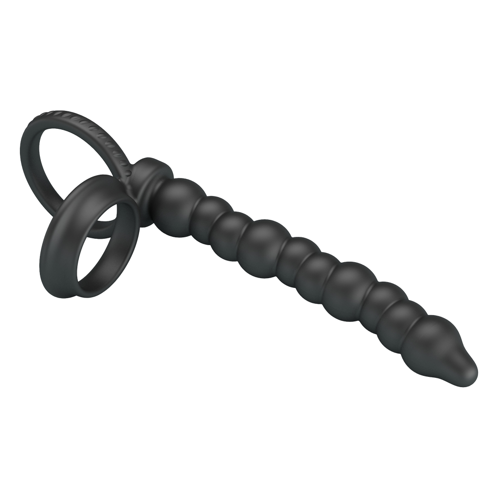 Pretty Love - Dillion - Cockring Anaal Kralen - Zwart