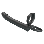 Pretty Love - Moses - Cock en Ball Ring Dildo - Zwart