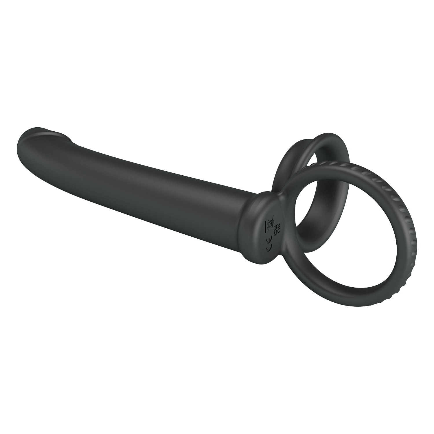 Pretty Love - Moses - Cock en Ball Ring Dildo - Zwart