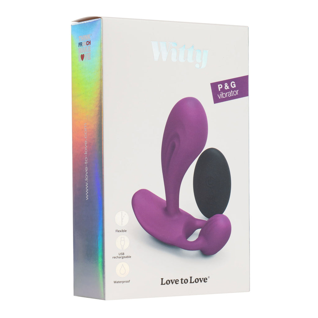 Love to Love - Witty - P&G Vibrator met Afstandsbediening - Roze
