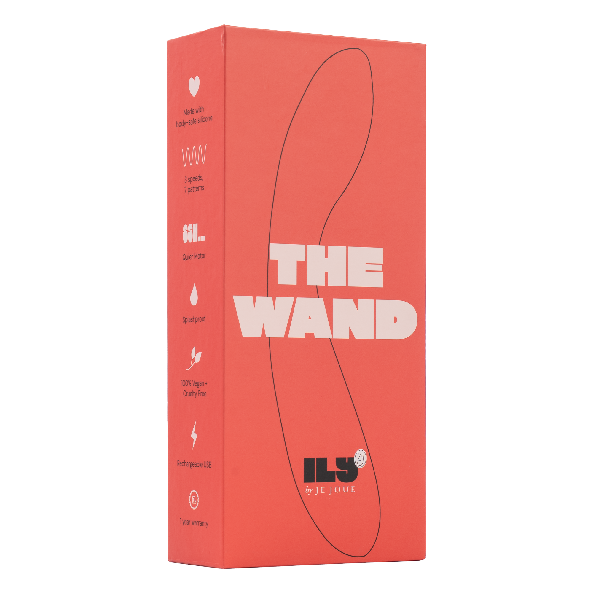 ILY - The Wand - Dubbele Stimulatie Wandvibrator - Roze
