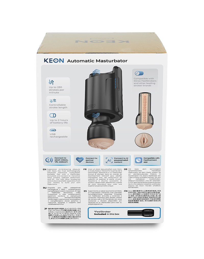 KIIROO - KEON Automatische Masturbator met Feel Stroker