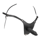 Rimba - Voorbind string met latex dildo (3,5 x 12 cm)