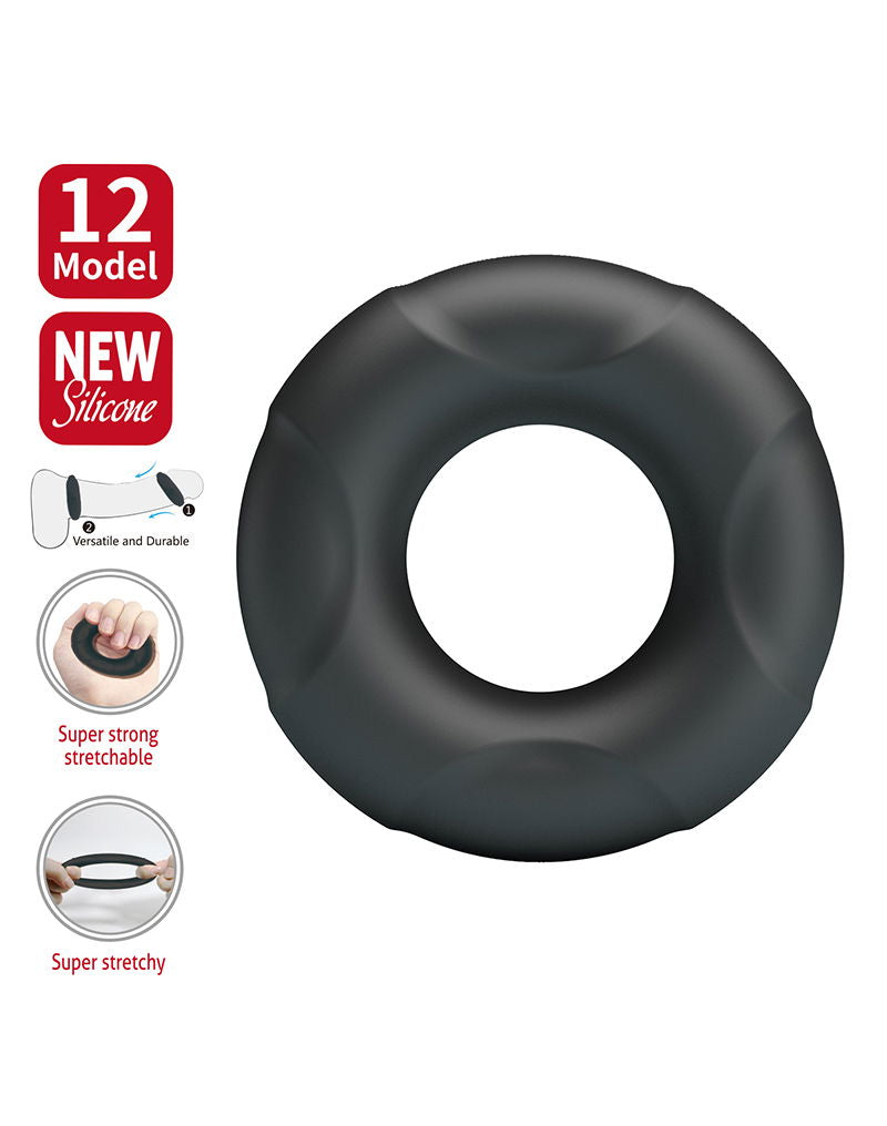 Crazy Bull - Arvell - Cock Ring - Model 12 - Zwart