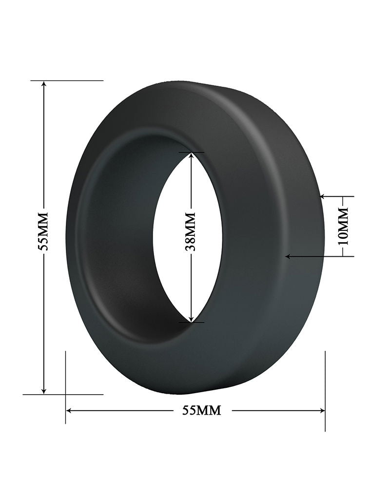 Crazy Bull - Brodan - Cock Ring - Model 9 - Zwart