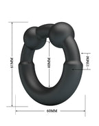 Crazy Bull - Meco - Cock Ring - Model 15 - Zwart