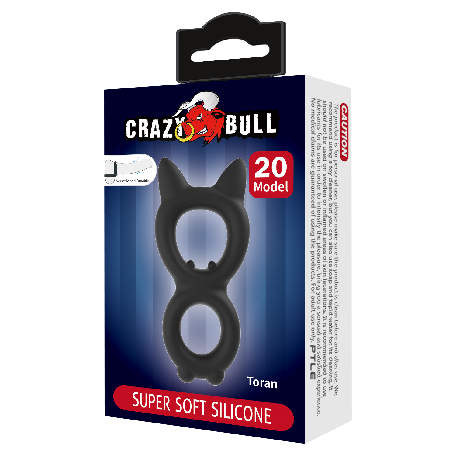 Crazy Bull - Toran - Cock Ring - Model 20 - Zwart