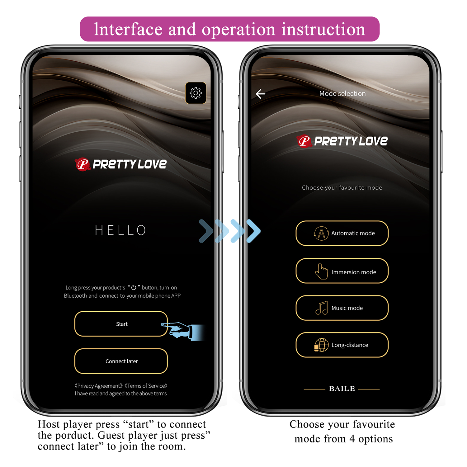 Pretty Love - Klay - Stuwende Ei-vibrator (app gestuurd) - Paars