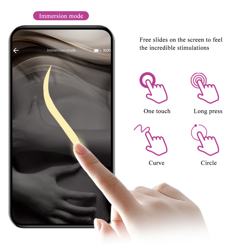 Pretty Love - Klay - Stuwende Ei-vibrator (app gestuurd) - Paars