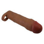 Pretty Love - Hani - Cock Ring met verlengde Penis Sleeve - 50mm - Bruin