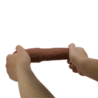 Pretty Love - Gerd - Cock Ring met verlengde Penis Sleeve - 75mm - Bruin