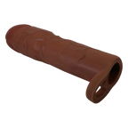 Pretty Love - Gerd - Cock Ring met verlengde Penis Sleeve - 75mm - Bruin