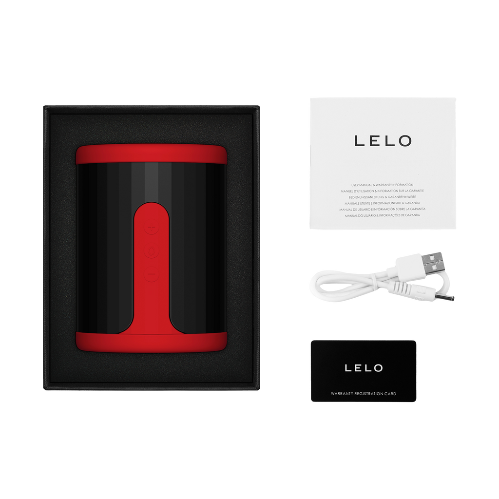 Lelo - F2S Master Blaster- Stamina Trainer & Stroker, App-gekoppeld - Rood