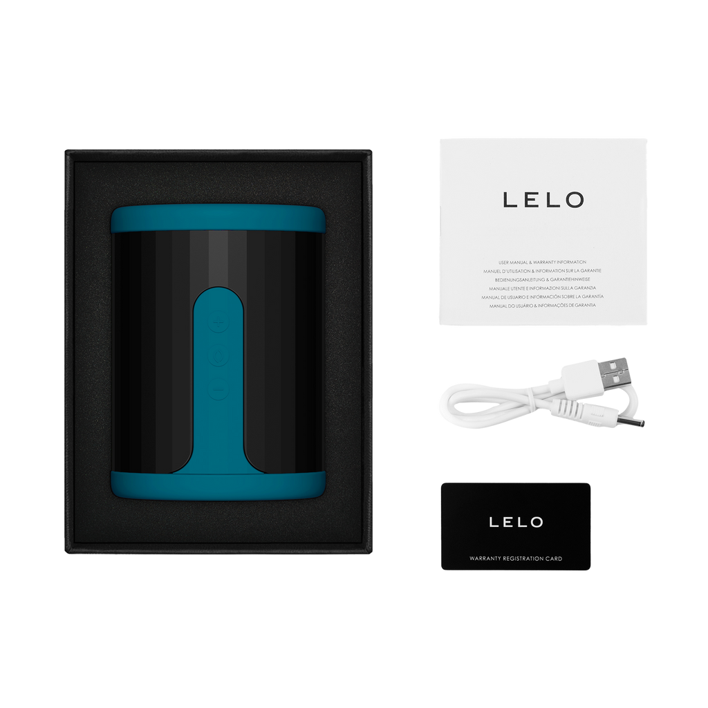 Lelo - F2S Master Blaster- Stamina Trainer & Stroker, App-Connected - Blauwgroen