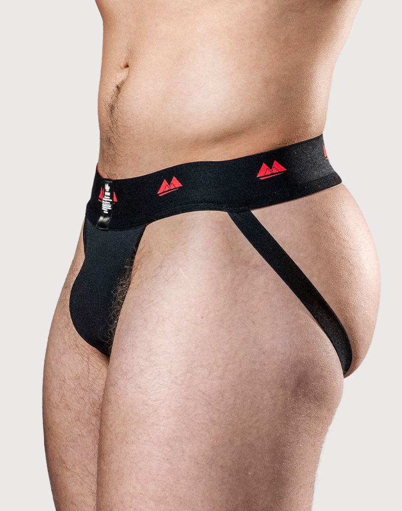MM - Reversible Jockstrap - Zwart en Rood
