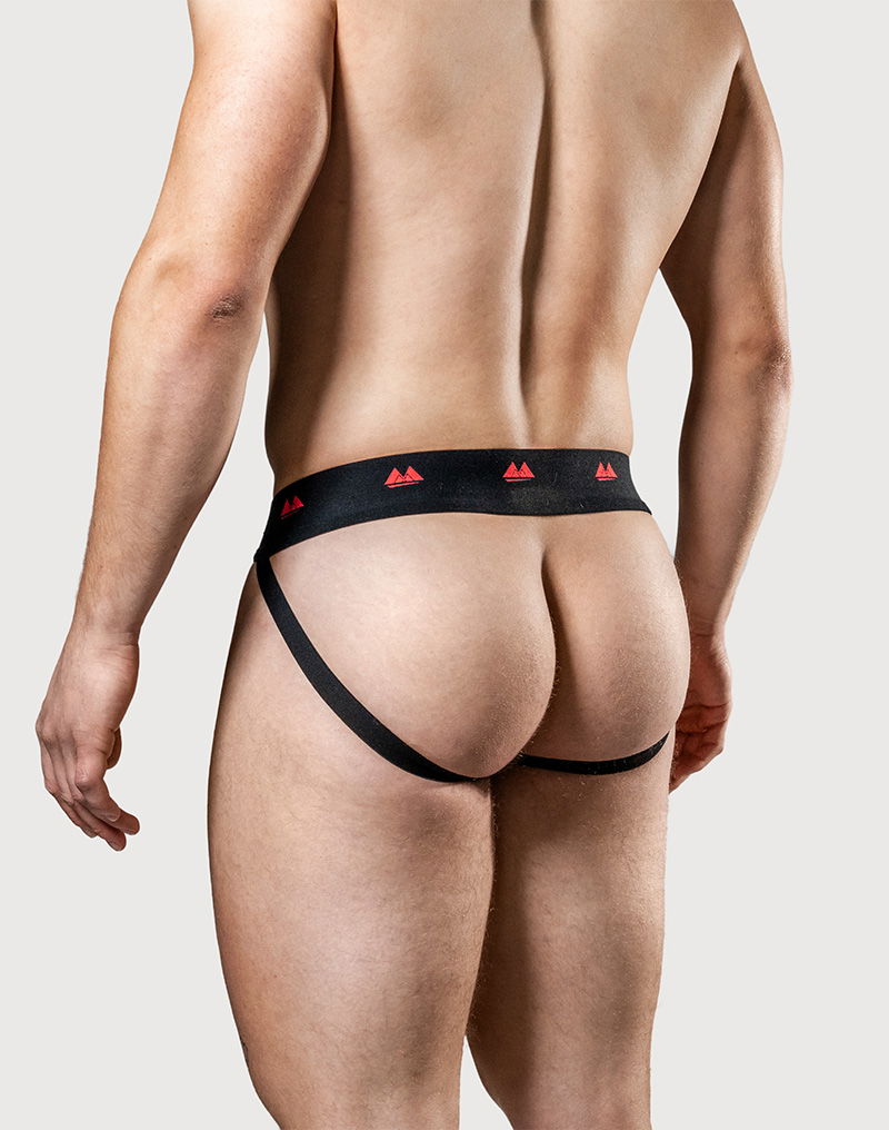 MM - Reversible Jockstrap - Zwart en Rood