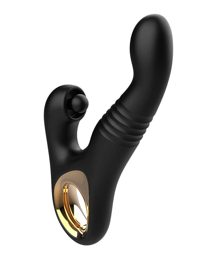 Rimba Toys - Sensual Nights SN08 - Multifunction Vibrator - Zwart