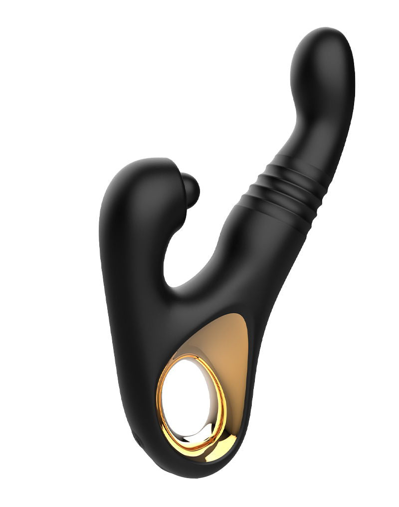 Rimba Toys - Sensual Nights SN08 - Multifunction Vibrator - Zwart