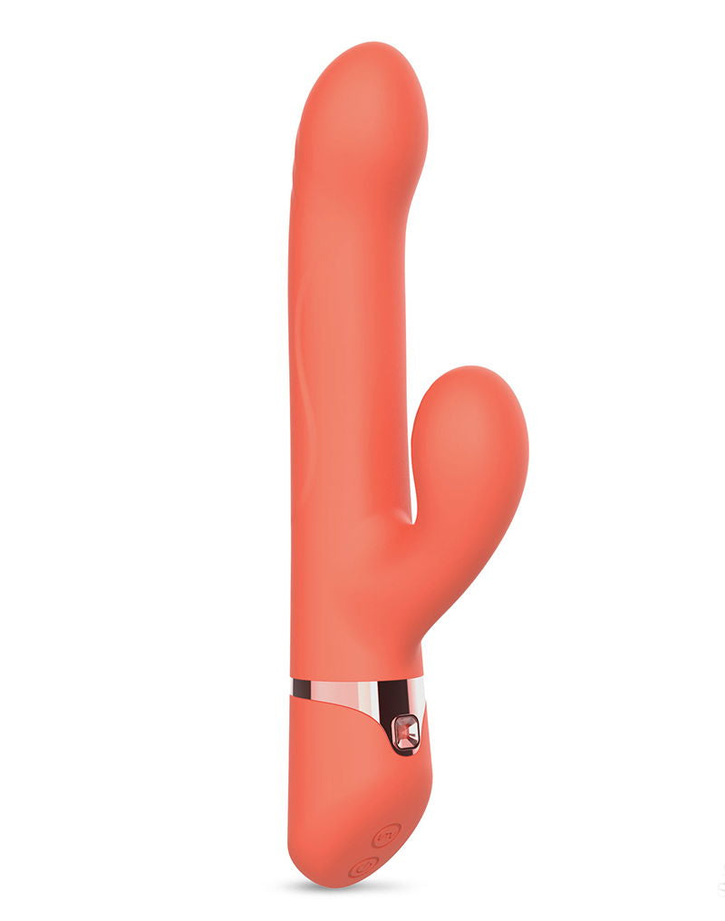 IY - Mindy - Rabbit Vibrator met kralen en app - Oranje
